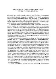 Localización y desplazamientos en la novela pastoril española / Werner Krauss | Biblioteca Virtual Miguel de Cervantes