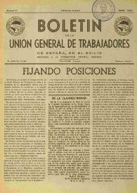 U.G.T. : Boletín de la Unión General de Trabajadores de España en Francia. Núm. 27, enero de 1947 | Biblioteca Virtual Miguel de Cervantes