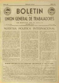 U.G.T. : Boletín de la Unión General de Trabajadores de España en Francia. Núm. 56, junio de 1949 | Biblioteca Virtual Miguel de Cervantes