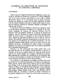 Asamblea de directivos de Institutos de Cultura Hispánica / José María Álvarez Romero | Biblioteca Virtual Miguel de Cervantes