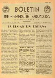 U.G.T. : Boletín de la Unión General de Trabajadores de España en Francia. Núm. 80, junio de 1951 | Biblioteca Virtual Miguel de Cervantes