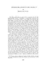 Antología del cuento en Cuba (1902-1952) / Alberto Gil Novales | Biblioteca Virtual Miguel de Cervantes