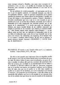 "El mundo es ansí", de Pío Baroja / María Jesús Pérez Sanz | Biblioteca Virtual Miguel de Cervantes