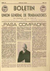 U.G.T. : Boletín de la Unión General de Trabajadores de España en Francia. Núm. 135, enero de 1956 | Biblioteca Virtual Miguel de Cervantes