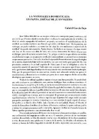 La naturaleza domesticada en "Pepita Jiménez" de Juan Valera / Gabriel García Bajo | Biblioteca Virtual Miguel de Cervantes