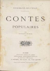 Contes populaires / Erckmann-Chatrian | Biblioteca Virtual Miguel de Cervantes