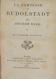 La comtesse de Rudolstadt. I / par George Sand | Biblioteca Virtual Miguel de Cervantes