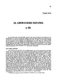 El liberalismo español (III) / Tomás Imaz | Biblioteca Virtual Miguel de Cervantes