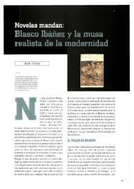 Novelas mandan: "Blasco Ibáñez y la musa realista de la Modernidad" / Joan Oleza | Biblioteca Virtual Miguel de Cervantes