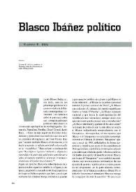 Blasco Ibáñez político  / Vicente R. Alós | Biblioteca Virtual Miguel de Cervantes