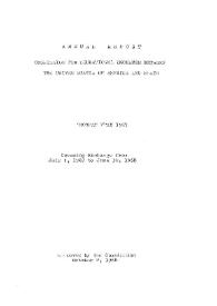 Annual report of the Fulbright Commission. Program year 1967 | Biblioteca Virtual Miguel de Cervantes