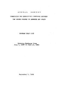 Annual report of the Fulbright Commission. Program year 1968 | Biblioteca Virtual Miguel de Cervantes