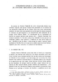 Aproximaciones a una estética de Antonio Machado (Las Andalucías) / Julia Uceda | Biblioteca Virtual Miguel de Cervantes