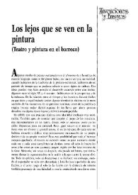 Los lejos que se ven en la pintura (Teatro y pintura en el barroco) / Enrique Andrés Ruiz | Biblioteca Virtual Miguel de Cervantes