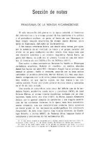 Panorama de la novela nicaragüense / Jorge Eduardo Arellano | Biblioteca Virtual Miguel de Cervantes