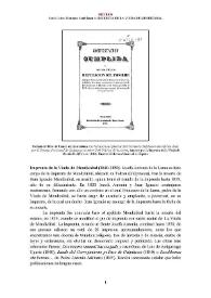  Imprenta de la Viuda de Mendizábal (1840-1850) [Semblanza] / Carla Calero Martínez  | Biblioteca Virtual Miguel de Cervantes