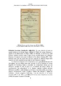 Bibliothek Spanischer Schriftsteller (1886-1904) [Semblanza] / Álvaro Ceballos Viro | Biblioteca Virtual Miguel de Cervantes