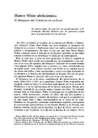 Blanco White, abolicionista: "El Bosquexo del Comercio en esclavos" / André Pons | Biblioteca Virtual Miguel de Cervantes