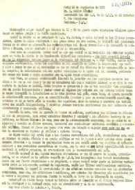 Carta de Fernando Valera a Helios Sánchez. París, 15 de septiembre de 1950 | Biblioteca Virtual Miguel de Cervantes