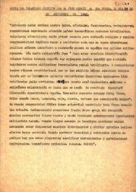 Copia del telegrama dirigido por D. Juan Negrín al Dr.  Puche, el día 13 de diciembre de 1941 | Biblioteca Virtual Miguel de Cervantes