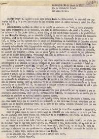Carta de Rafael Supervía a Indalecio Prieto. Washington, 16 de enero 1950 | Biblioteca Virtual Miguel de Cervantes