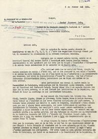 Carta de Josep Tarradellas a Francesc Boix. 5 de febrero de 1964 | Biblioteca Virtual Miguel de Cervantes