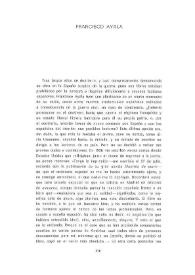 Francisco Ayala / José Luis Cano | Biblioteca Virtual Miguel de Cervantes