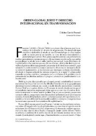 Orden global justo y derecho internacional en transformación / Cristina García Pascual | Biblioteca Virtual Miguel de Cervantes