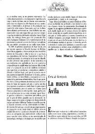 Carta de Venezuela: "La nueva Monte Ávila" / Julio E. Miranda | Biblioteca Virtual Miguel de Cervantes