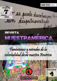 Revista nuestrAmérica. Núm. 7, enero-junio 2016 | Biblioteca Virtual Miguel de Cervantes