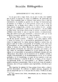 Entendimiento del arte / Ramón de Garciasol | Biblioteca Virtual Miguel de Cervantes