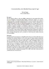 Cinco cuentecillos, entre Sebastián Mey y Lope de Vega / Maria Rosso | Biblioteca Virtual Miguel de Cervantes