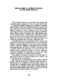 Notas sobre la poesía italiana de los años setenta / Arnaldo Ederle | Biblioteca Virtual Miguel de Cervantes