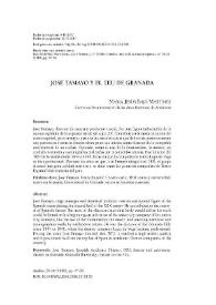José Tamayo y el TEU de Granada / María Jesús Bajo Martínez | Biblioteca Virtual Miguel de Cervantes