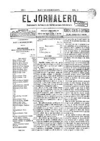 El Jornalero : semanario defensor de los intereses del obrero (Alcoy). Año1, núm. 12, 7 de diciembre de 1889 | Biblioteca Virtual Miguel de Cervantes