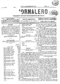 El Jornalero : semanario defensor de los intereses del obrero (Alcoy). Año 1, núm. 13, 14 de diciembre de 1889 | Biblioteca Virtual Miguel de Cervantes