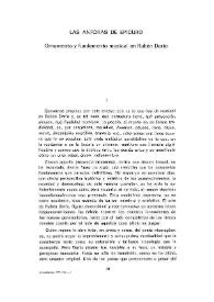 Las ánforas de Epicuro. Ornamento y fundamento musical en Rubén Darío / Juan Ruiz de Galarreta | Biblioteca Virtual Miguel de Cervantes