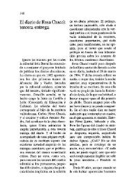 El diario de Rosa Chacel, tercera entrega / Anna Caballé | Biblioteca Virtual Miguel de Cervantes