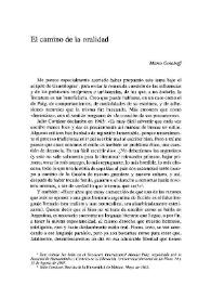 El camino de la oralidad / Mario Goloboff | Biblioteca Virtual Miguel de Cervantes
