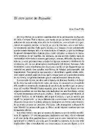 El otro autor de "Rayuela" / Pere Canal Vila | Biblioteca Virtual Miguel de Cervantes