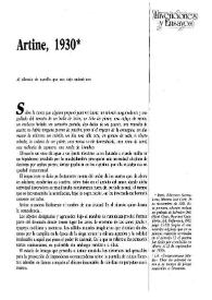 Artine, 1930 / René Char ; traducción y notas de Juan Abeleira | Biblioteca Virtual Miguel de Cervantes