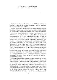 Actualidad de Lugones / Antonio Pagés Larraya | Biblioteca Virtual Miguel de Cervantes