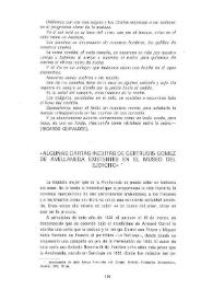 Algunas cartas inéditas de Gertrudis Gómez de Avellaneda existentes en el Museo del Ejército / Carmen Bravo-Villasante | Biblioteca Virtual Miguel de Cervantes