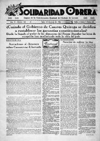 Solidaridad Obrera : Órgano y Portavoz de la Confederación Regional del Trabajo de Levante. Núm. 120, 29 de mayo de 1936 | Biblioteca Virtual Miguel de Cervantes