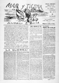 Mar y Tierra : Semanario de Lucha. Núm. 5, 6 de marzo de 1937 | Biblioteca Virtual Miguel de Cervantes