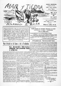 Mar y Tierra : Semanario de Lucha. Núm. 8, 1º de mayo de 1937 | Biblioteca Virtual Miguel de Cervantes