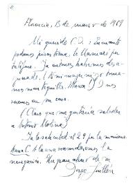 Carta de Jorge Guillén a Camilo José Cela. Florencia, 13 de marzo de 1967
 | Biblioteca Virtual Miguel de Cervantes