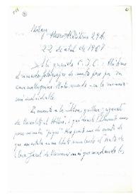 Carta de Jorge Guillén a Camilo José Cela. Málaga, 22 de abril de 1967
 | Biblioteca Virtual Miguel de Cervantes