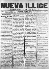 Nueva Illice (1913-1927). Núm. 8, 2 de agosto de 1913 | Biblioteca Virtual Miguel de Cervantes