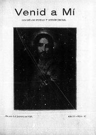 Venid a Mí : revista de piedad y acción social. Núm. 42, 8 de febrero de 1920 | Biblioteca Virtual Miguel de Cervantes